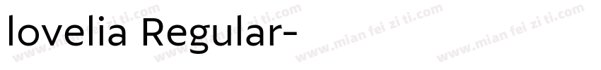 lovelia Regular字体转换